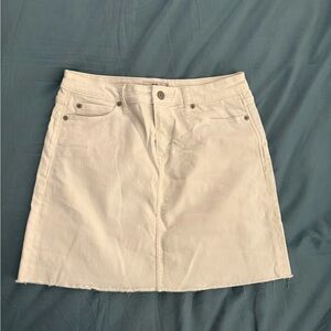 Vineyard Vines White Denim Skirt